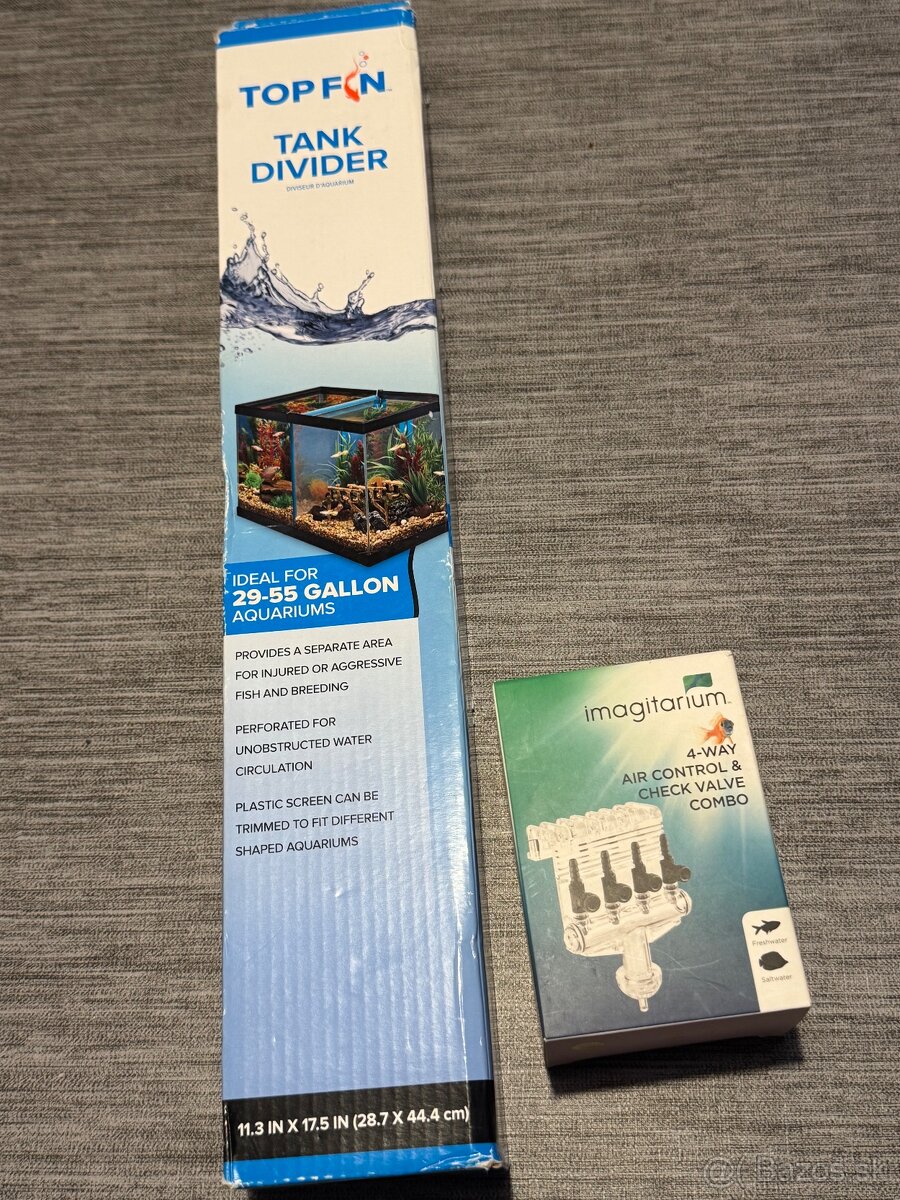 Deliaca lista akvaria zadarmo 4 -2 ventil - 8€