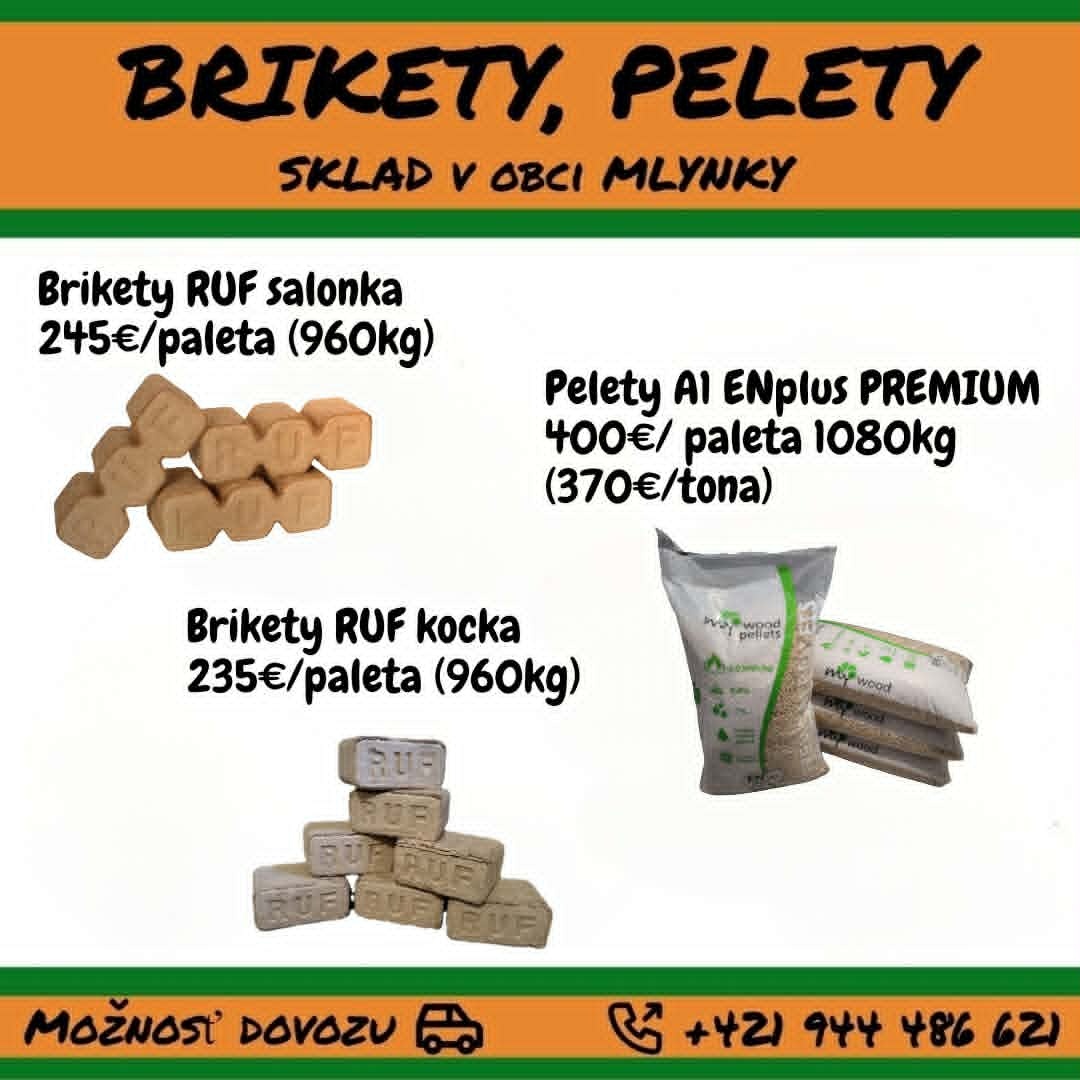 BRIKETY, PELETY