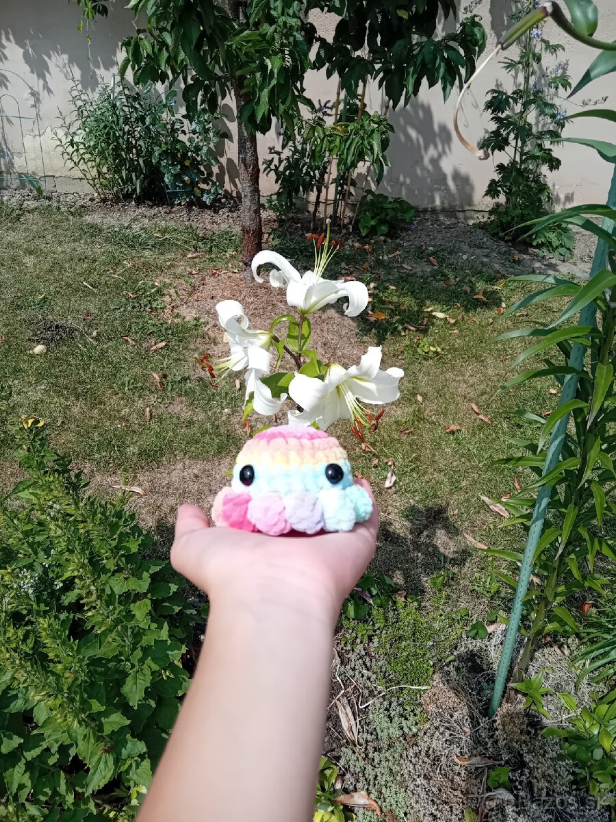 Háčkovaná mini chobotnička