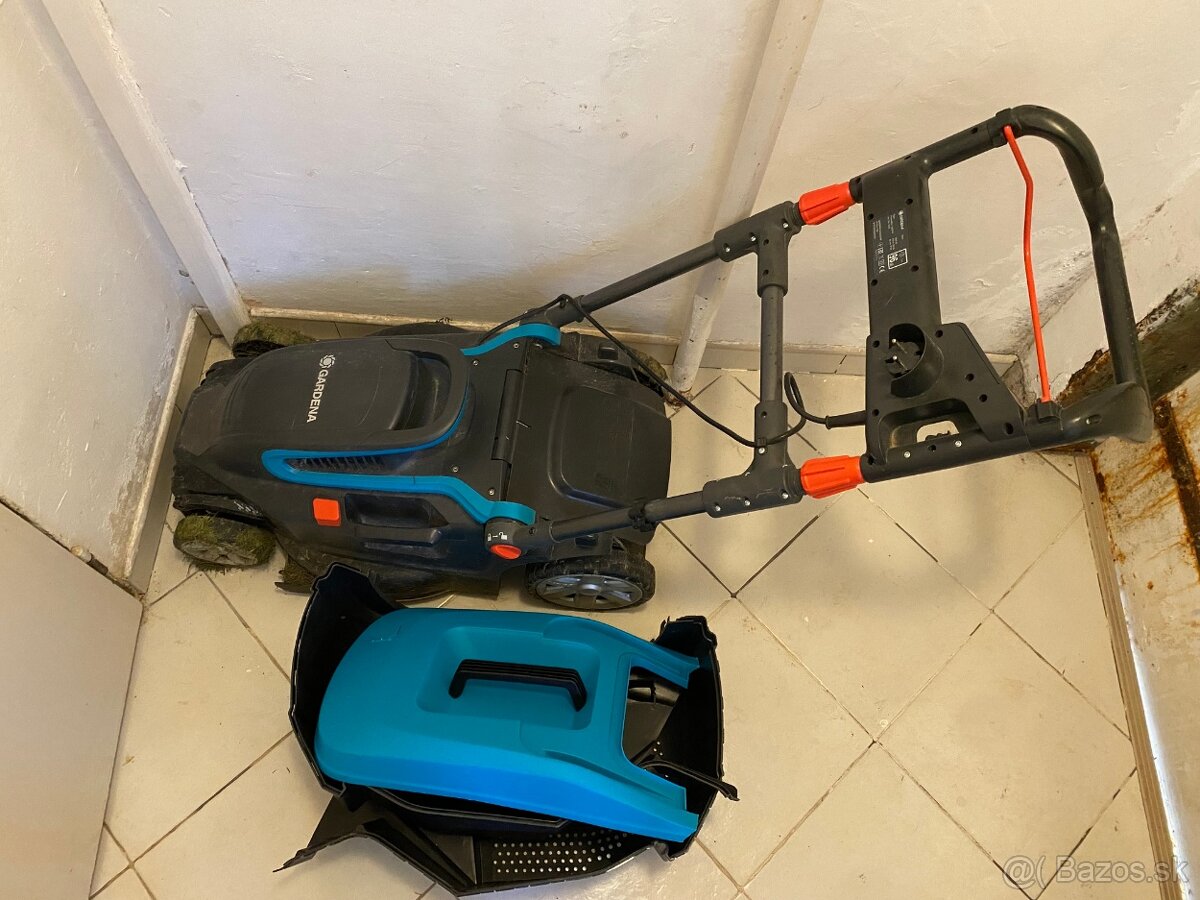 Elektrická kosačka Gardena PowerMax 1800/42+Emos pvc kabel