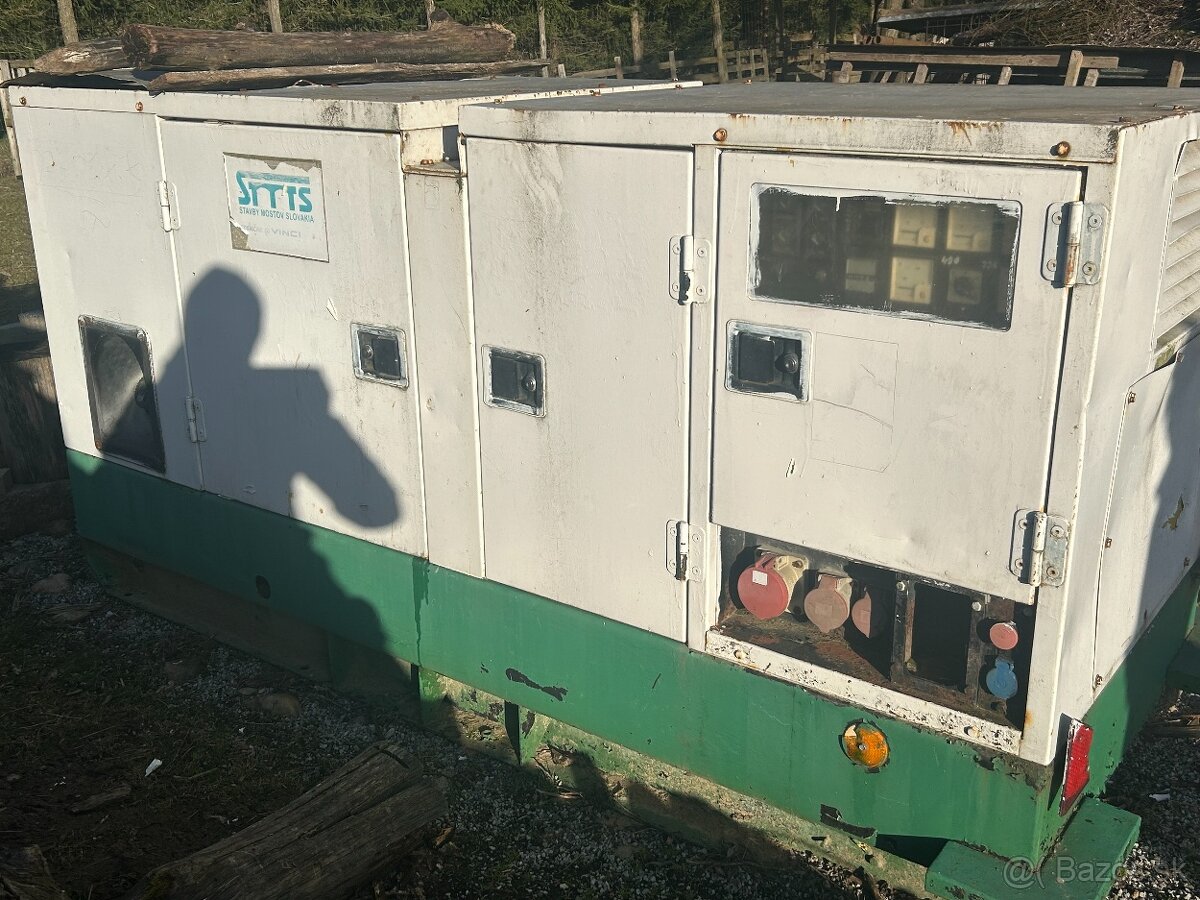 Atlas Copco QAS 78 69KV naftová elektrocentrála