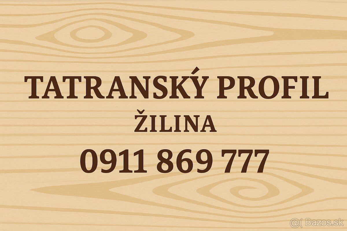 Tatranský obklad z Estónska, termodrevo skladom v Žiline
