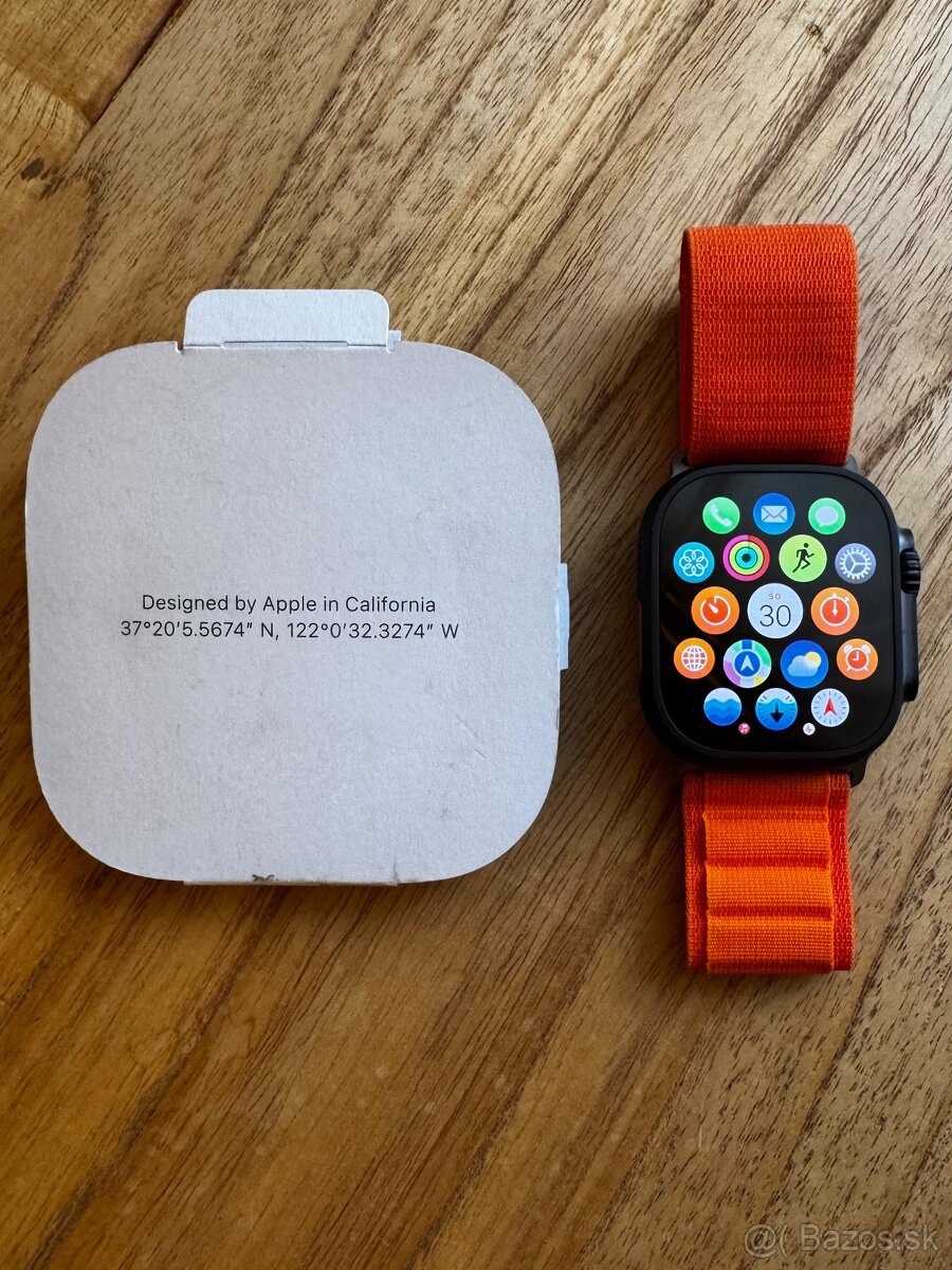 Apple Watch Ultra 2 49mm titanove bat. 100% NOVE-nepouzivane