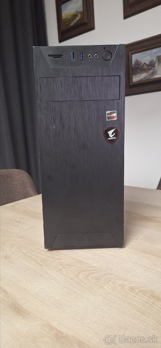 PC zostava: Ryzen 5 3600 / 32GB RAM / 500GB SSD(Novy) / B450