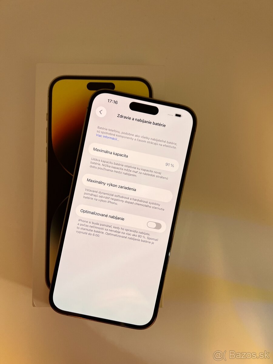 IPHONE 14 PRO MAX GOLD 256GB ZÁRUKA - STAV AKO NOVÝ