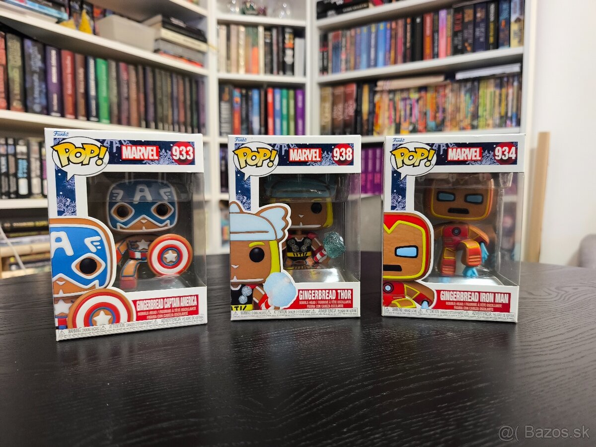 FUNKO POP Vianocne Marvel figurky
