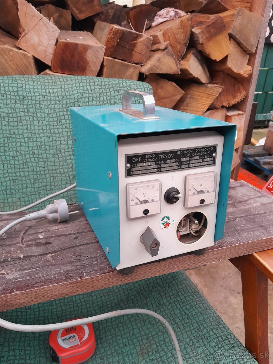 Regulační oddělovací transformátorek OPP Tišnov
