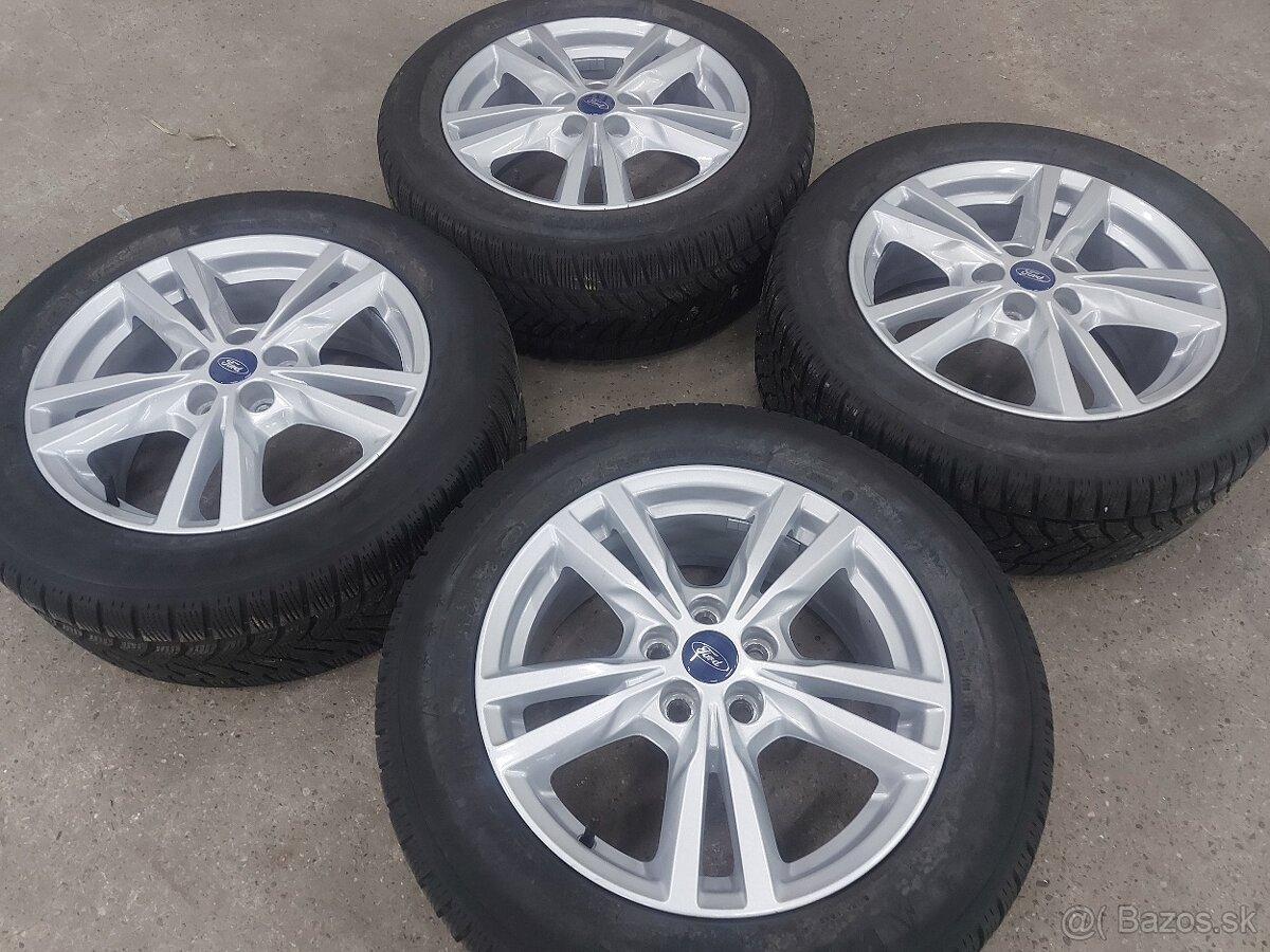 5x108R17 elektrony orig.FORD -235/55R17 DUNLOP zimné pneu