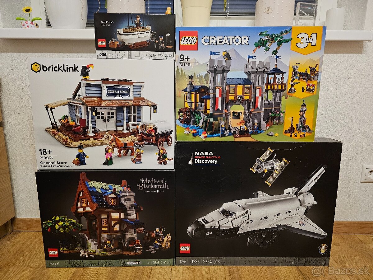 LEGO sety Icons, Ideas, Creator - NEOTVORENÉ