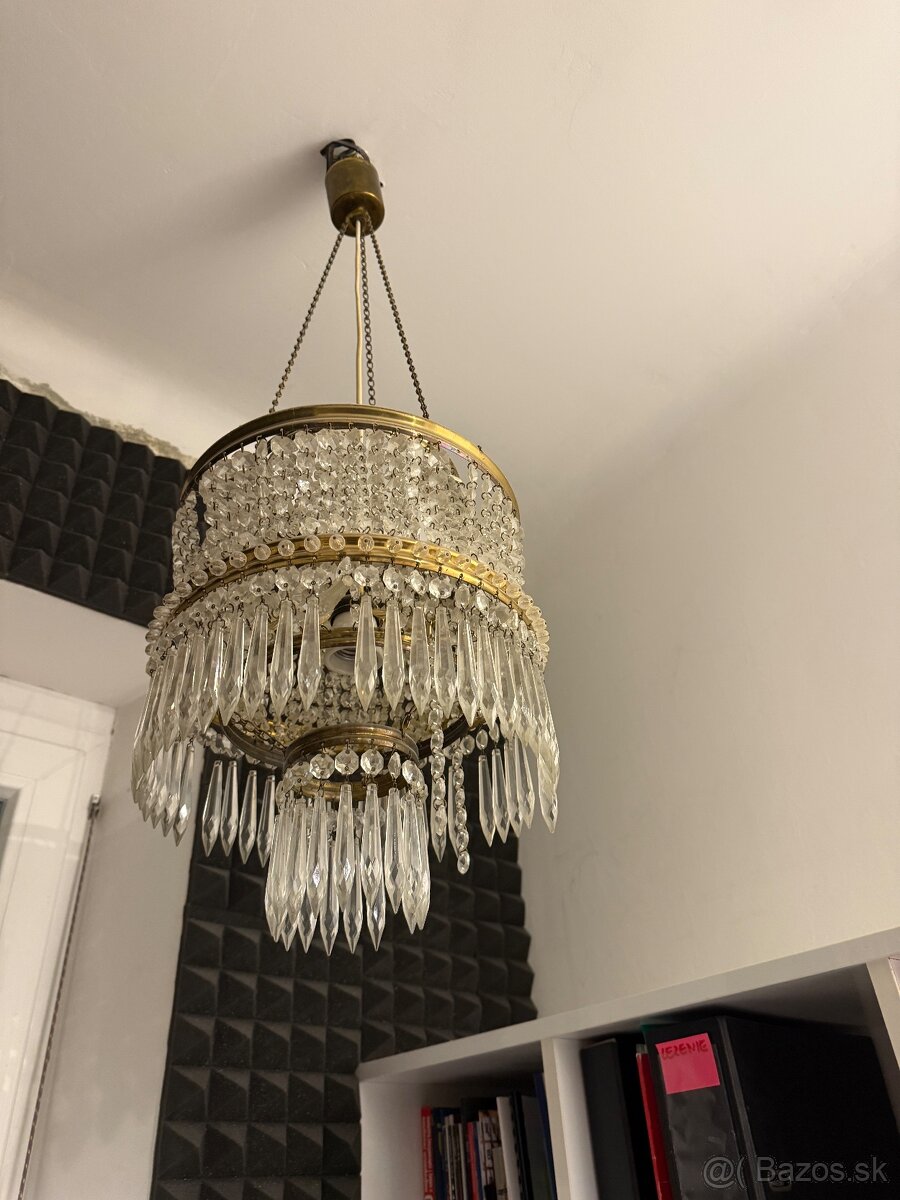 Predám krištáľový luster