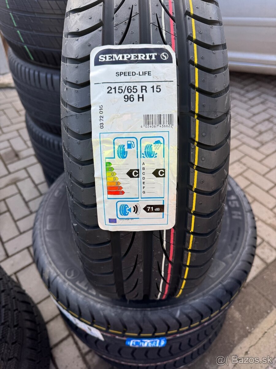 Letné pneumatiky 215/65 R15 Semperit 4ks
