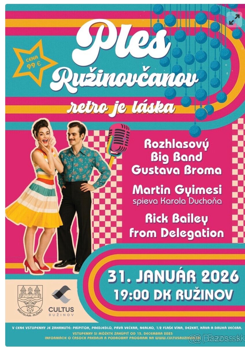 Listky ples Ruzinovcanov