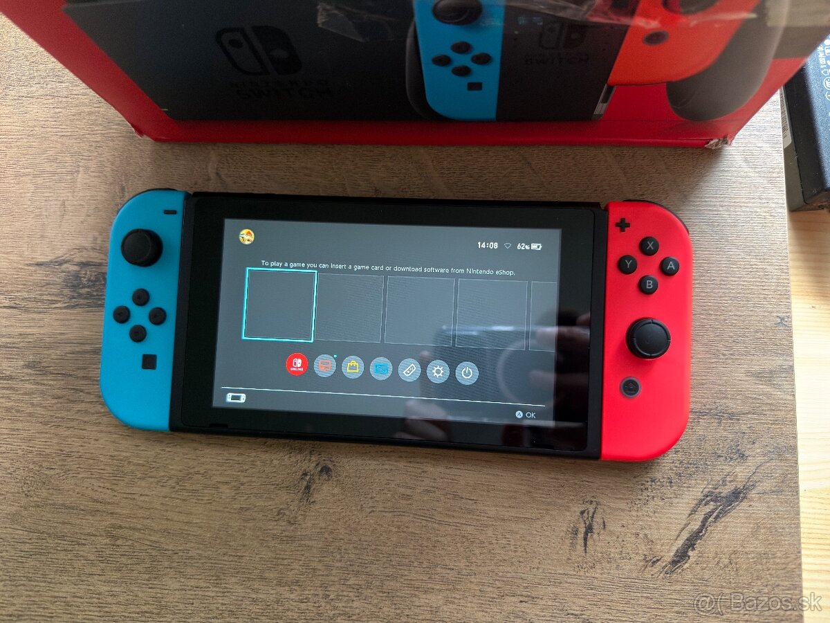 🎮 Nintendo Switch (Chyba WiFi) + Ethernet Dock