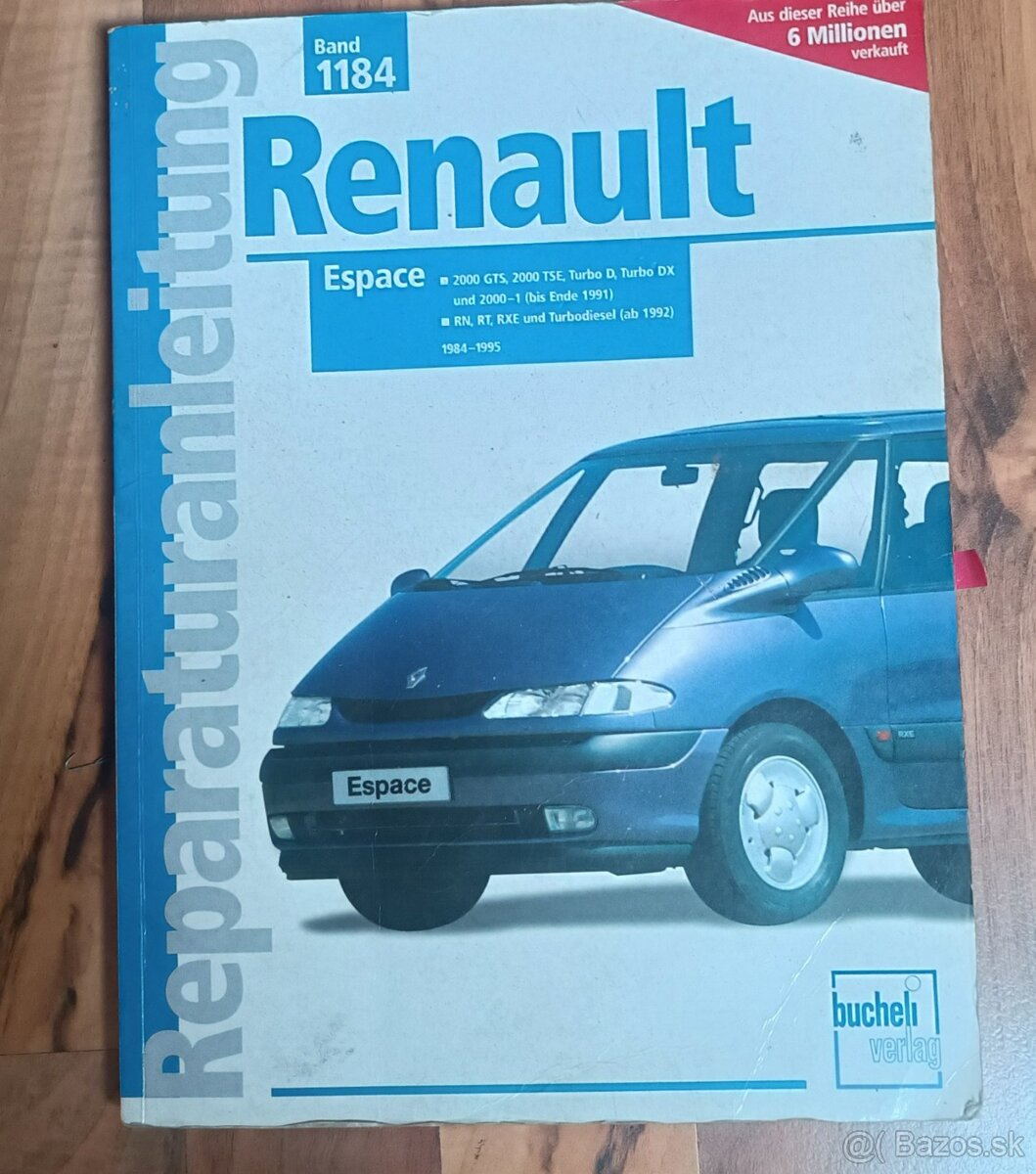 Renault Espace II servisny manual 1991-1995