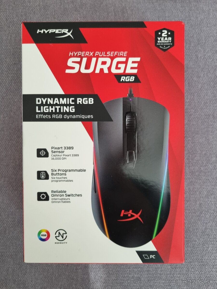 Nerozbalená Herná myš HyperX