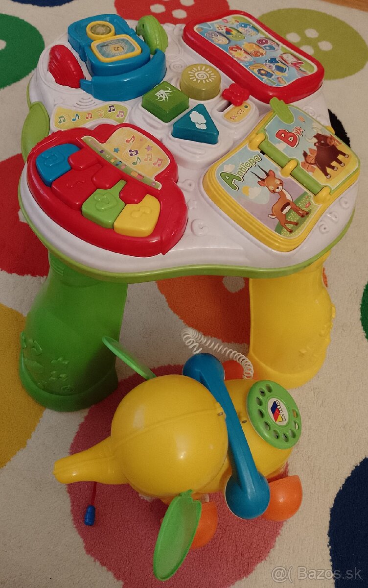 Interaktívny stolík a slonîk. Spolu za