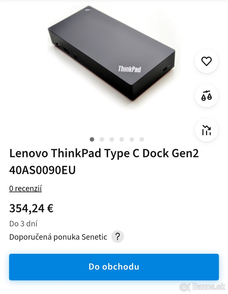 Lenovo ThinkPad Type C Dock Gen2 40AS0090EU