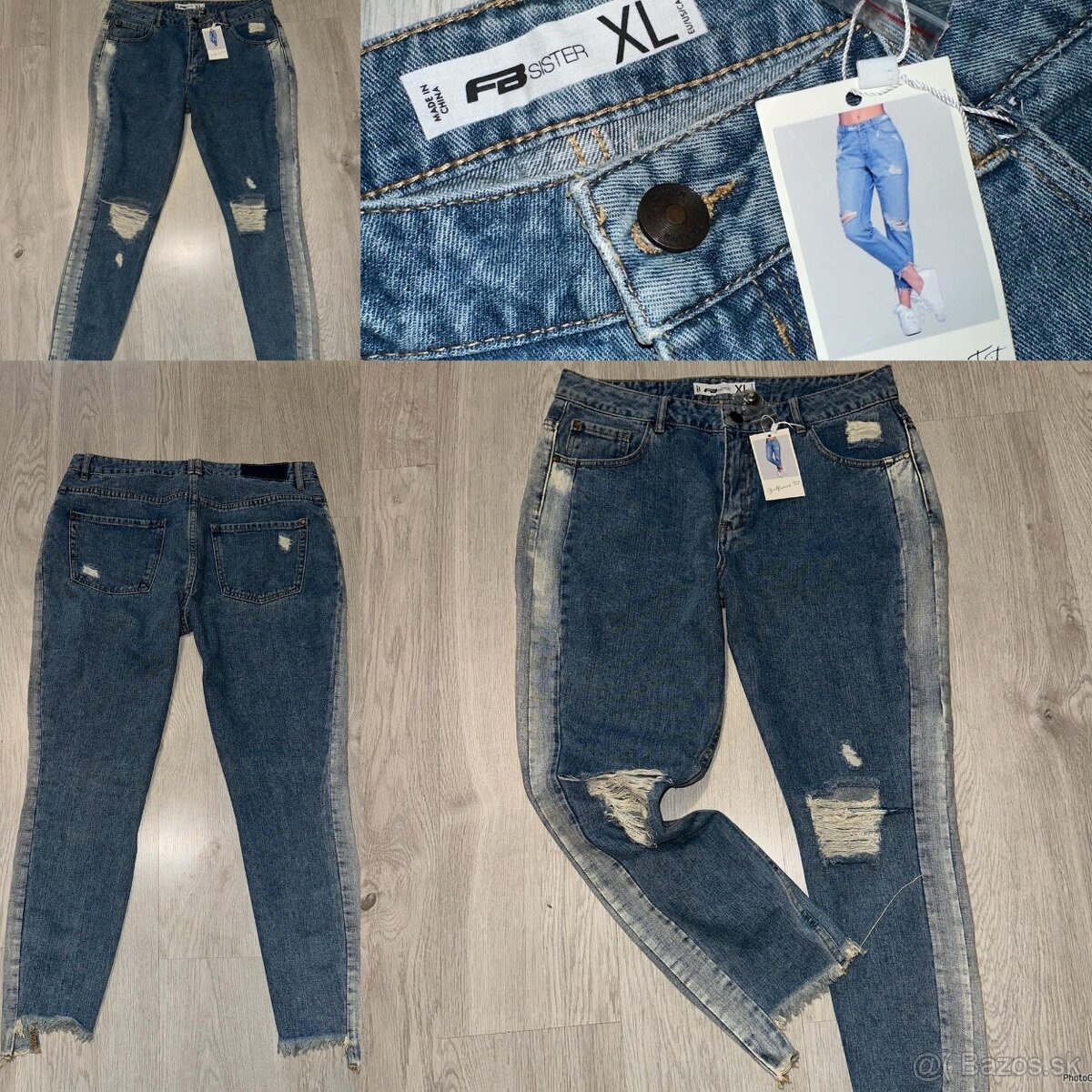 FB new sister girlfriend fit jeans stylove nove rifle