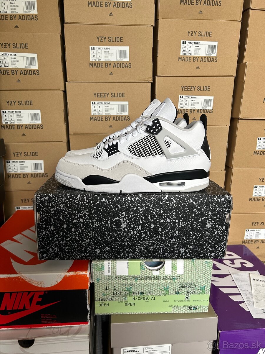 Nike Air Jordan 4 Retro Military Black , 45