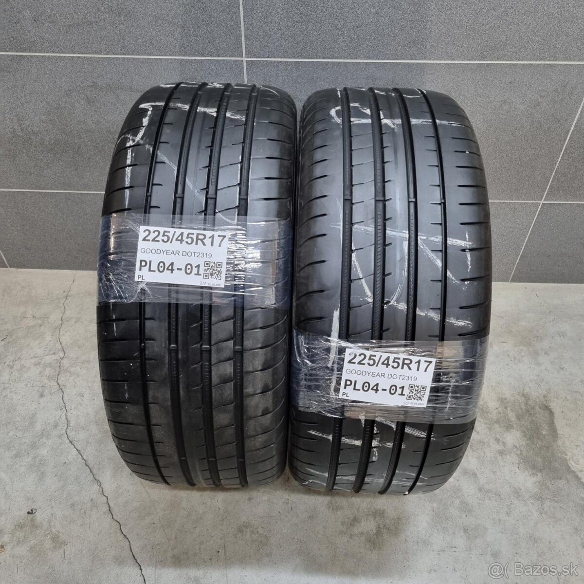 Letné pneumatiky 225/45 R17 GOODYEAR DOT2319