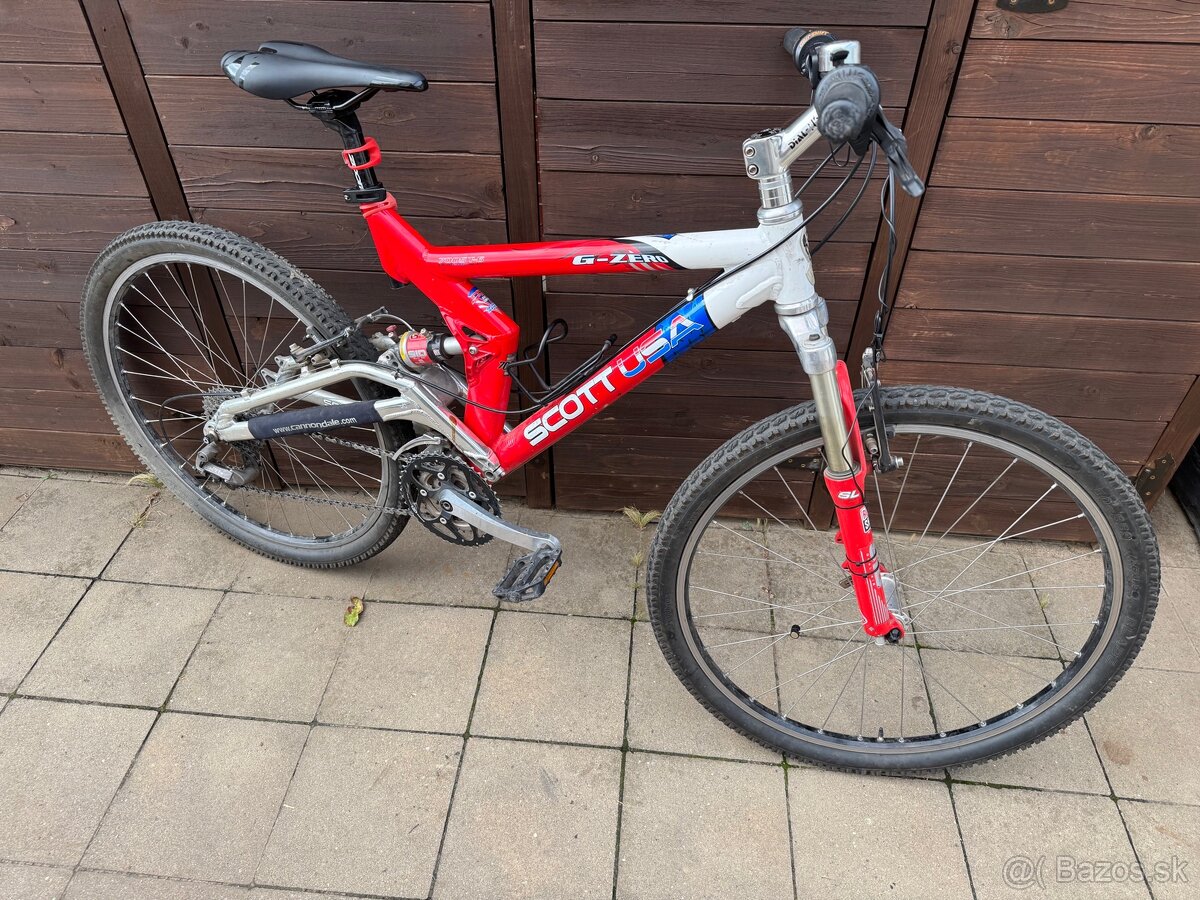 SCOTT USA G-Zero – ľahký celoodpružený bicykel (M)