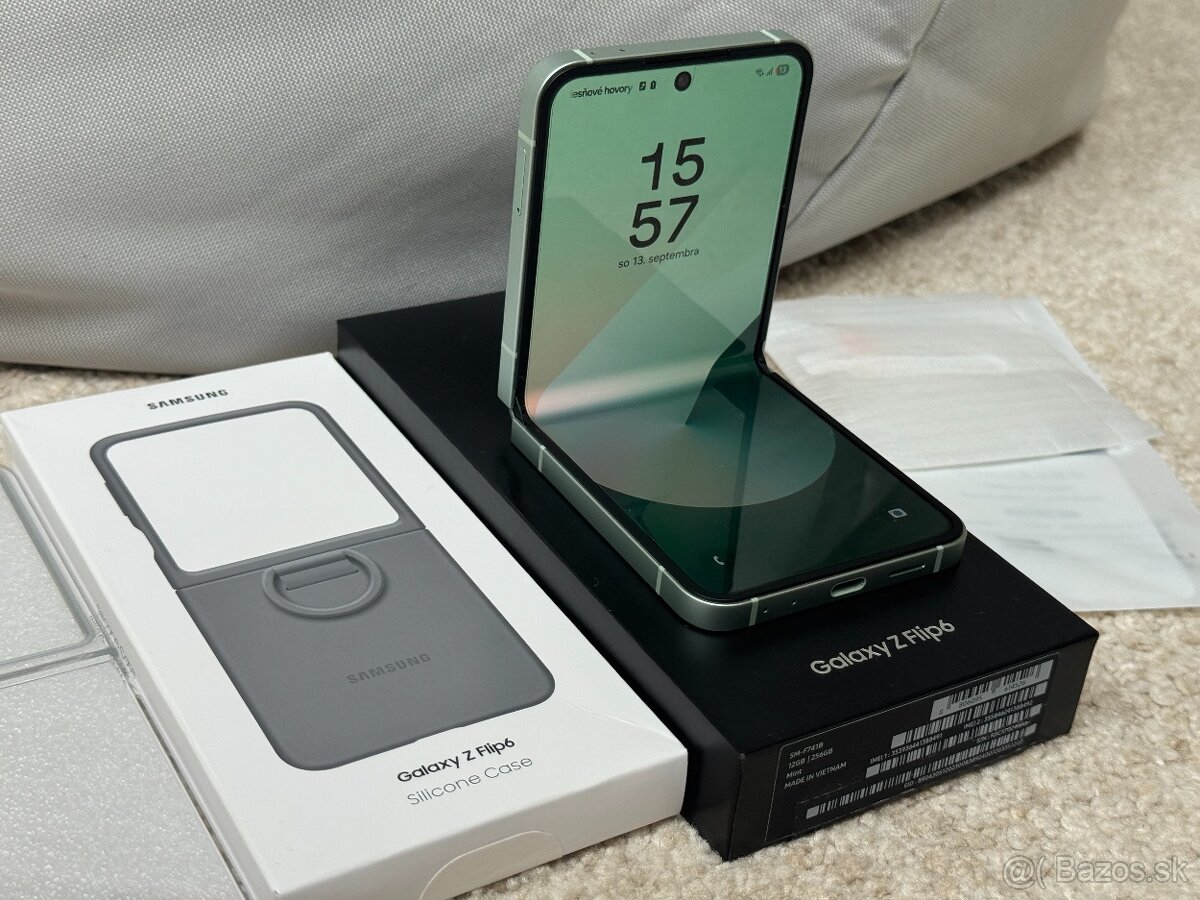 Samsung Z Flip6 - RAM 12GB / 256GB Mint - AKO NOVÝ