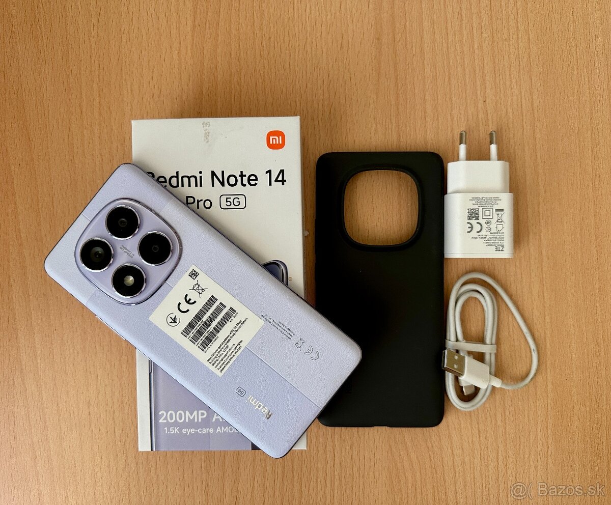 Xiaomi Redmi note 14 PRO 5G, 8GB/ 256 GB, ZARUKA