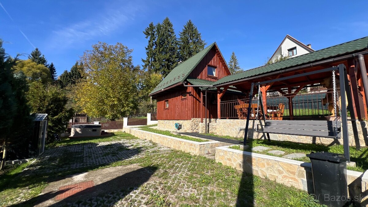 Chata Turík – top stav, vírivka, altánok, po rekonštrukcii