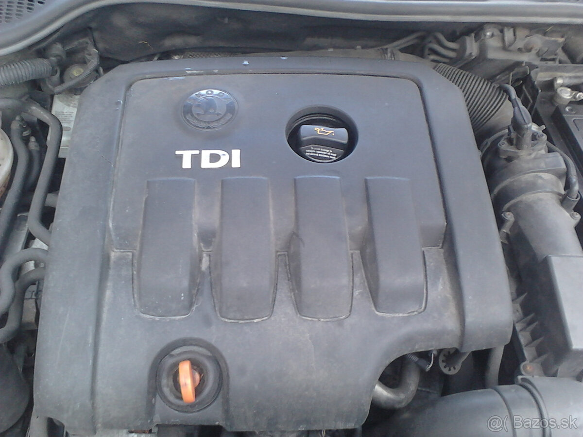 prevodovka, spojka, starter, diel, 2,0 tdi 103kw octavia II