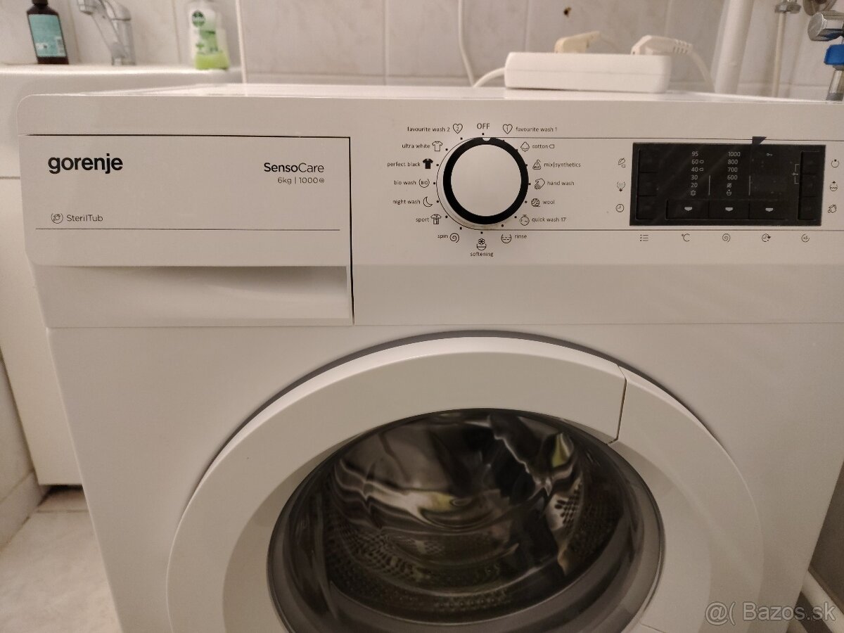 Predám slim práčku Gorenje SensoCare 6kg 1000