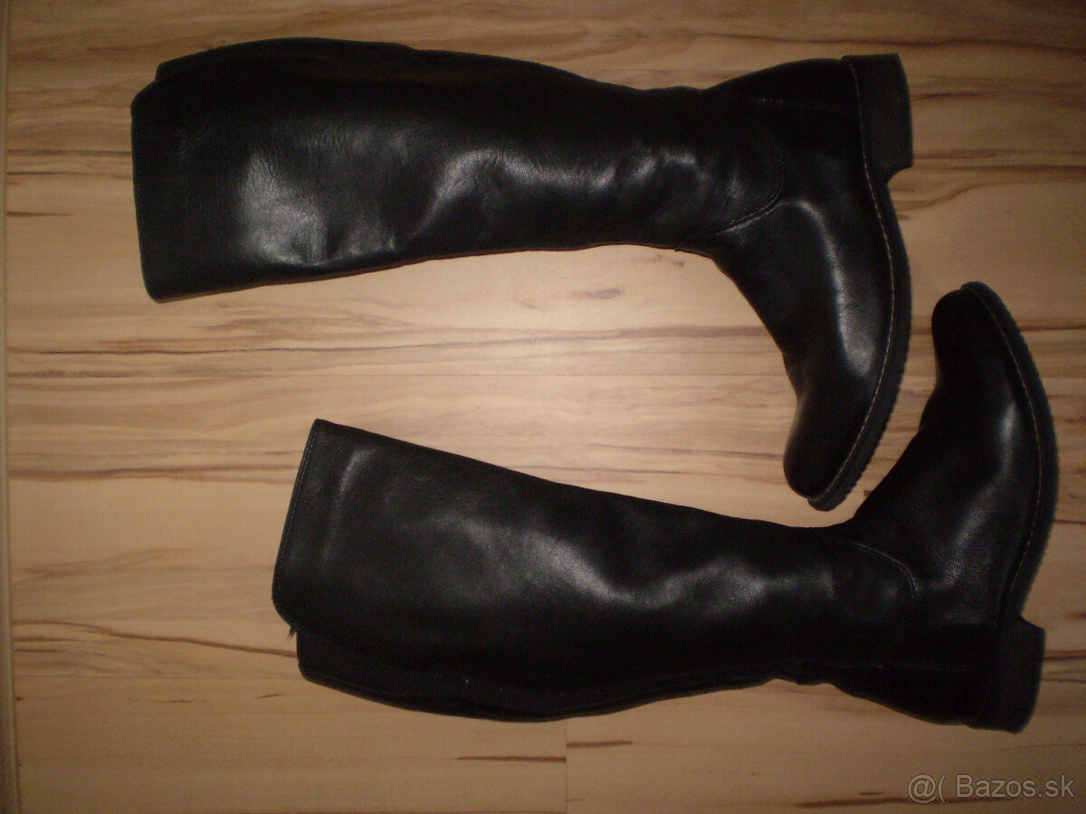 damske topanky, obuv kožene čižmy v. 39 BALIK obuvi