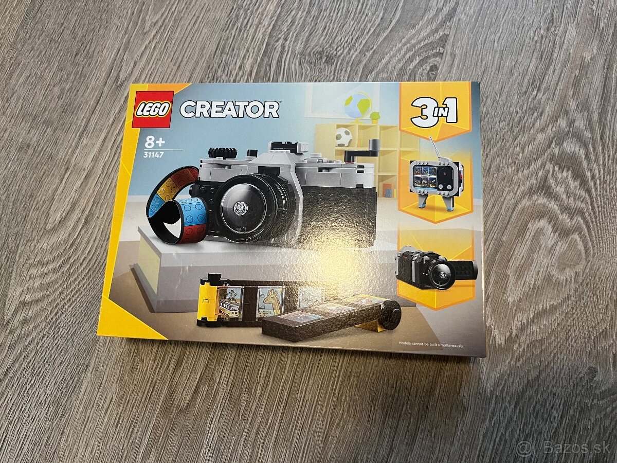 Lego creator retro fotoaparat