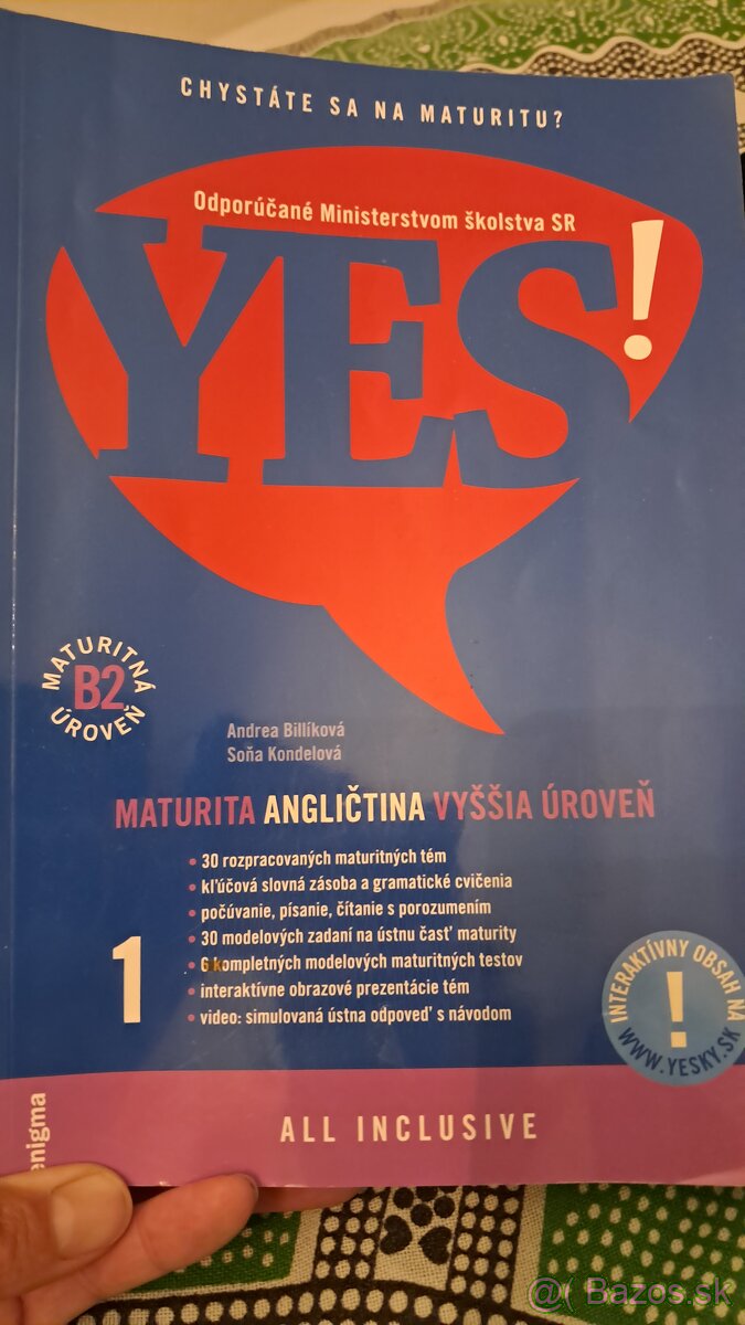 Yes maturita anglictina B2