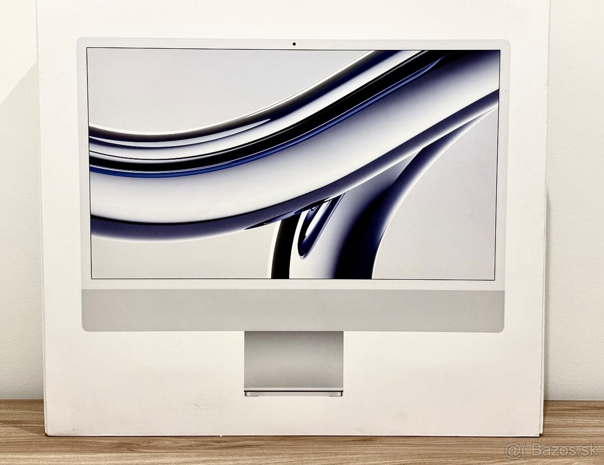 Nový iMac 24 M3 8GB / 256GB Silver / Záruka
