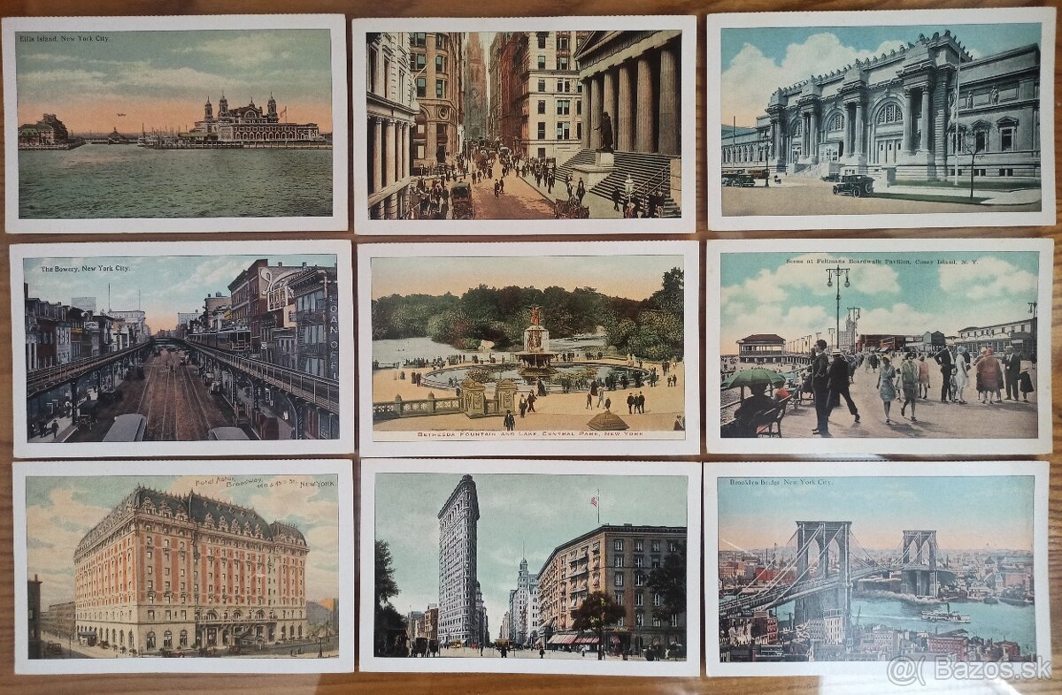 Pohľadnice Old New York