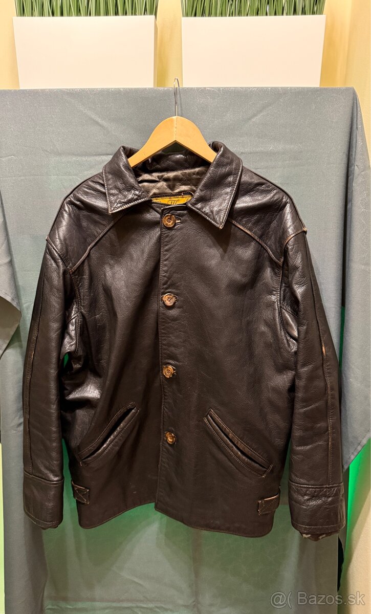 Kabát z pravej kože BY MODA