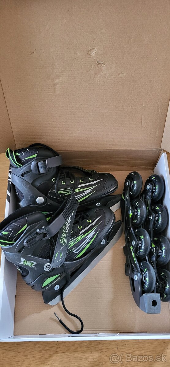 Detské korčule 2 v 1