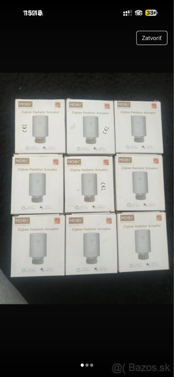 Termostat Smart Tuya Zigbee 11 kusov spolu 150€