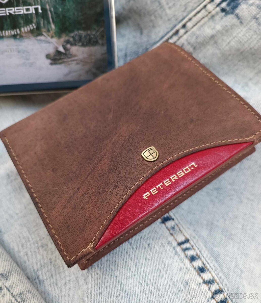 ♦️Kožená peňaženka PeTerson ♦️
