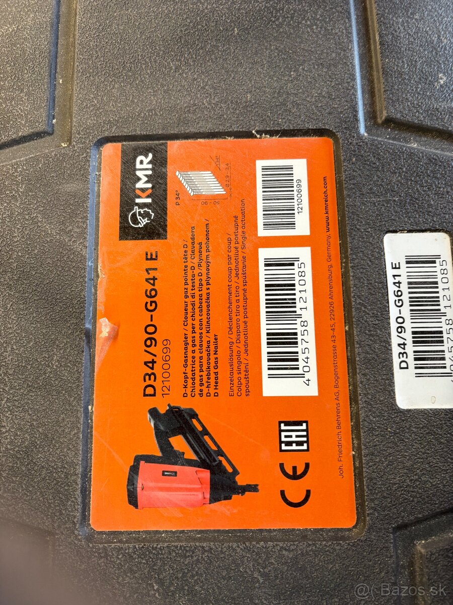 KMR - klincovačka D34/90 G641E