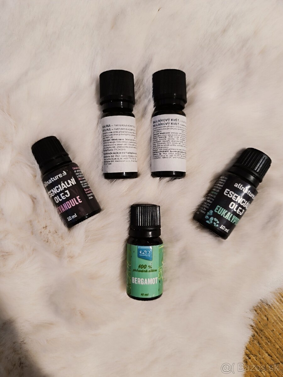 Esenciálne oleje 5ks