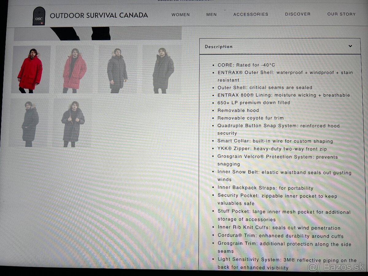 Zimnú bundu velkost M