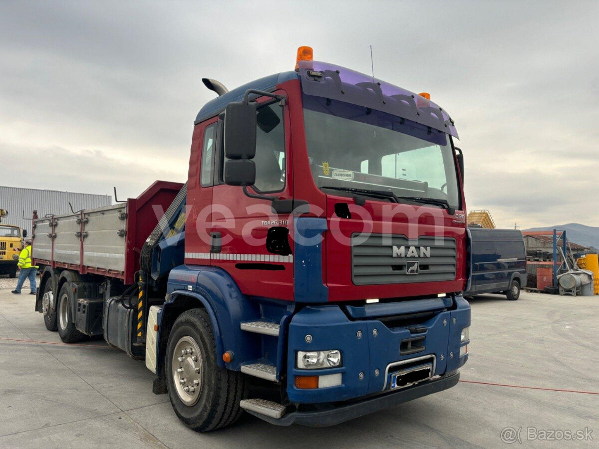 Predám MAN TGA sklápač s HR HIAB