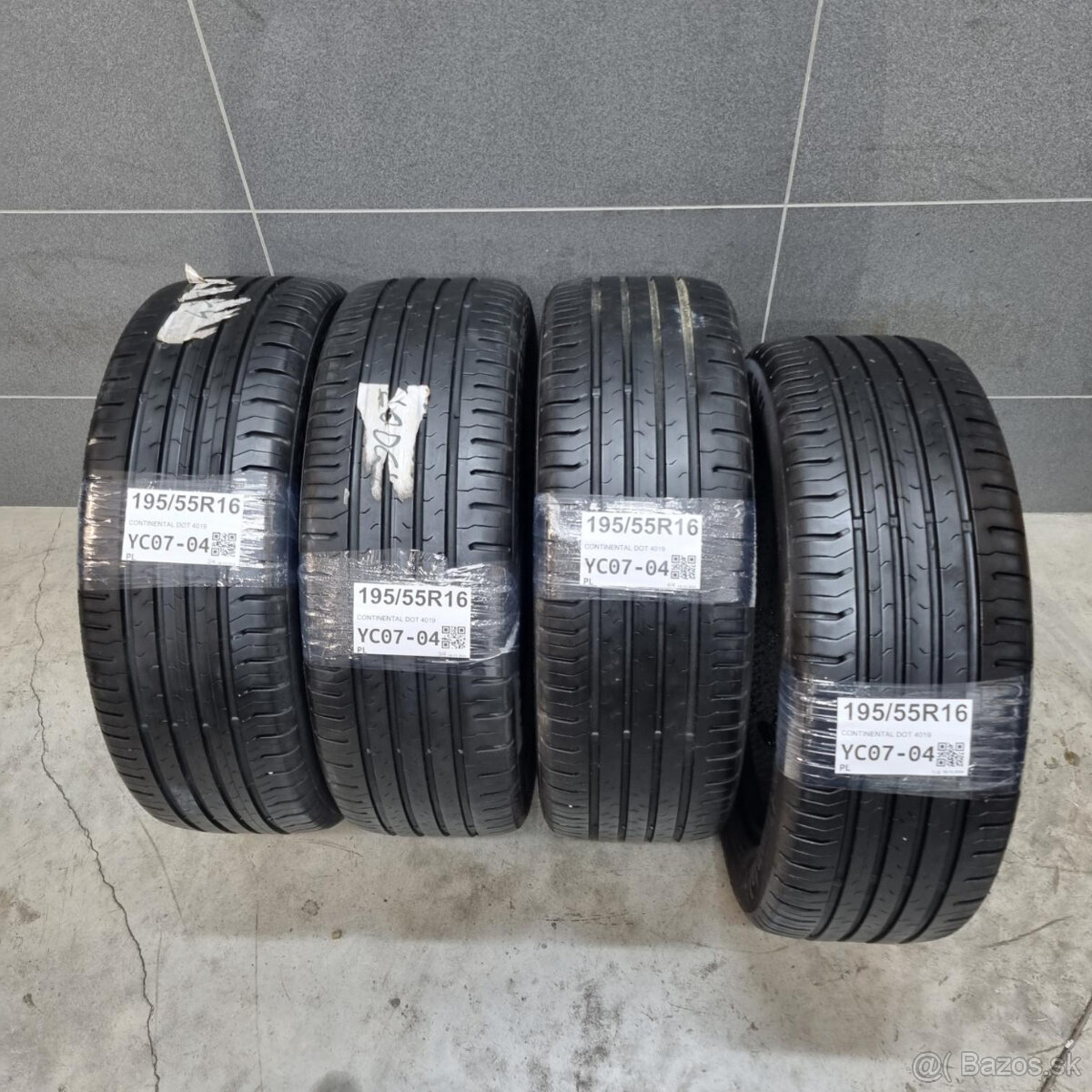 Letné pneumatiky 195/55 R16 CONTINENTAL