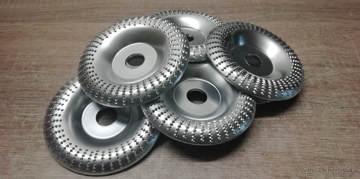 Rašpľové kotúče oblé, ploché, radiálne