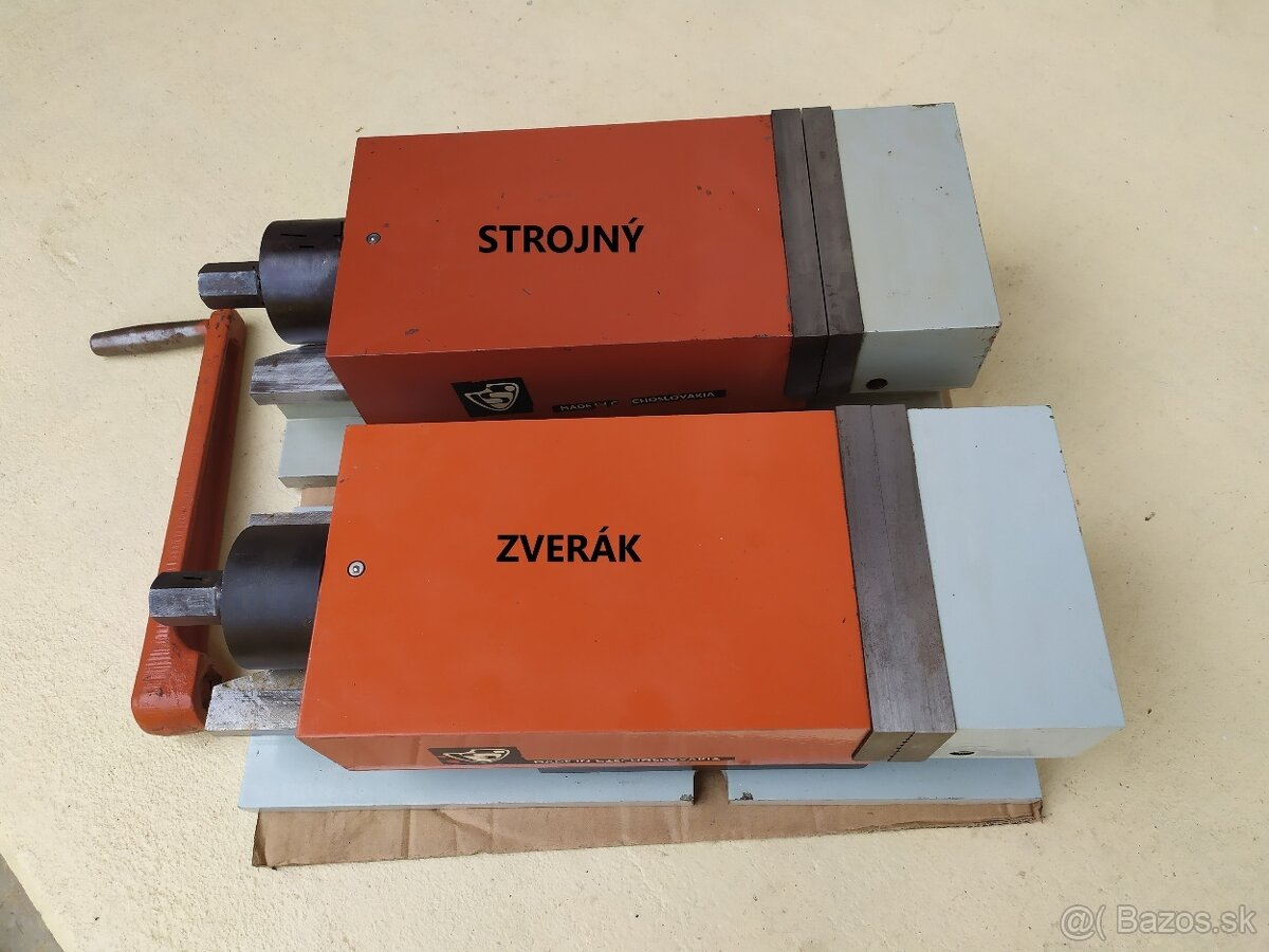 160mm strojné zveráky - dvojičky (výrobca Snina)