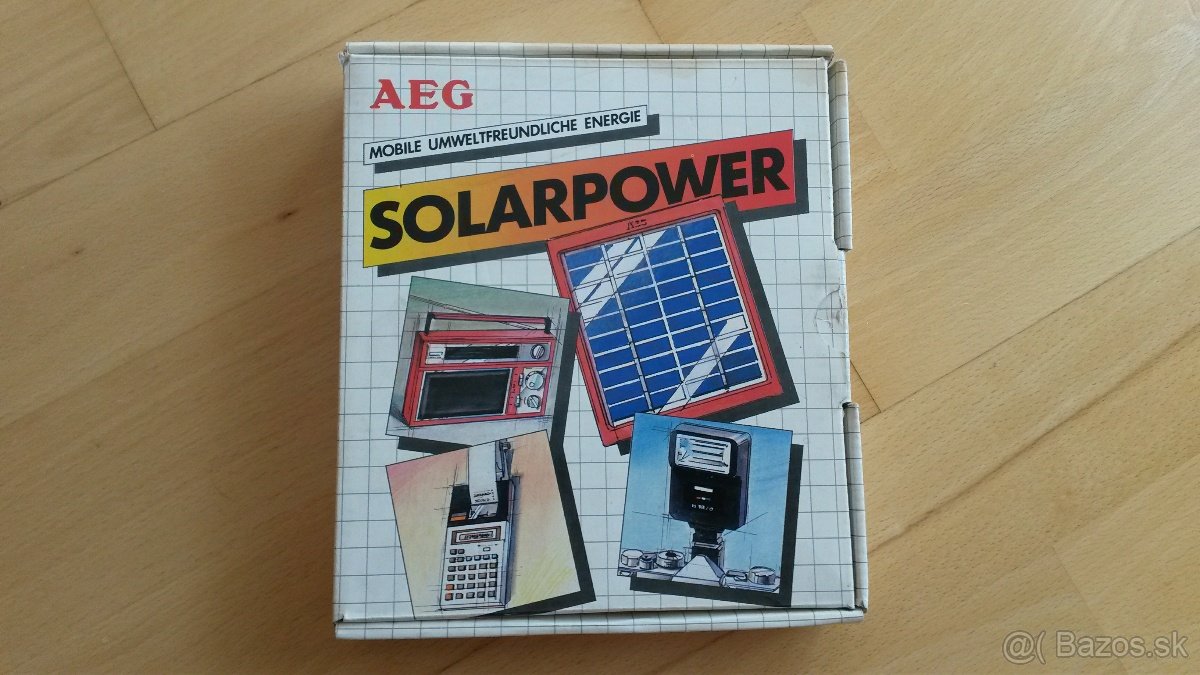 Retro solarna  mobilna nabijačka -AEG SOLARPOWER
