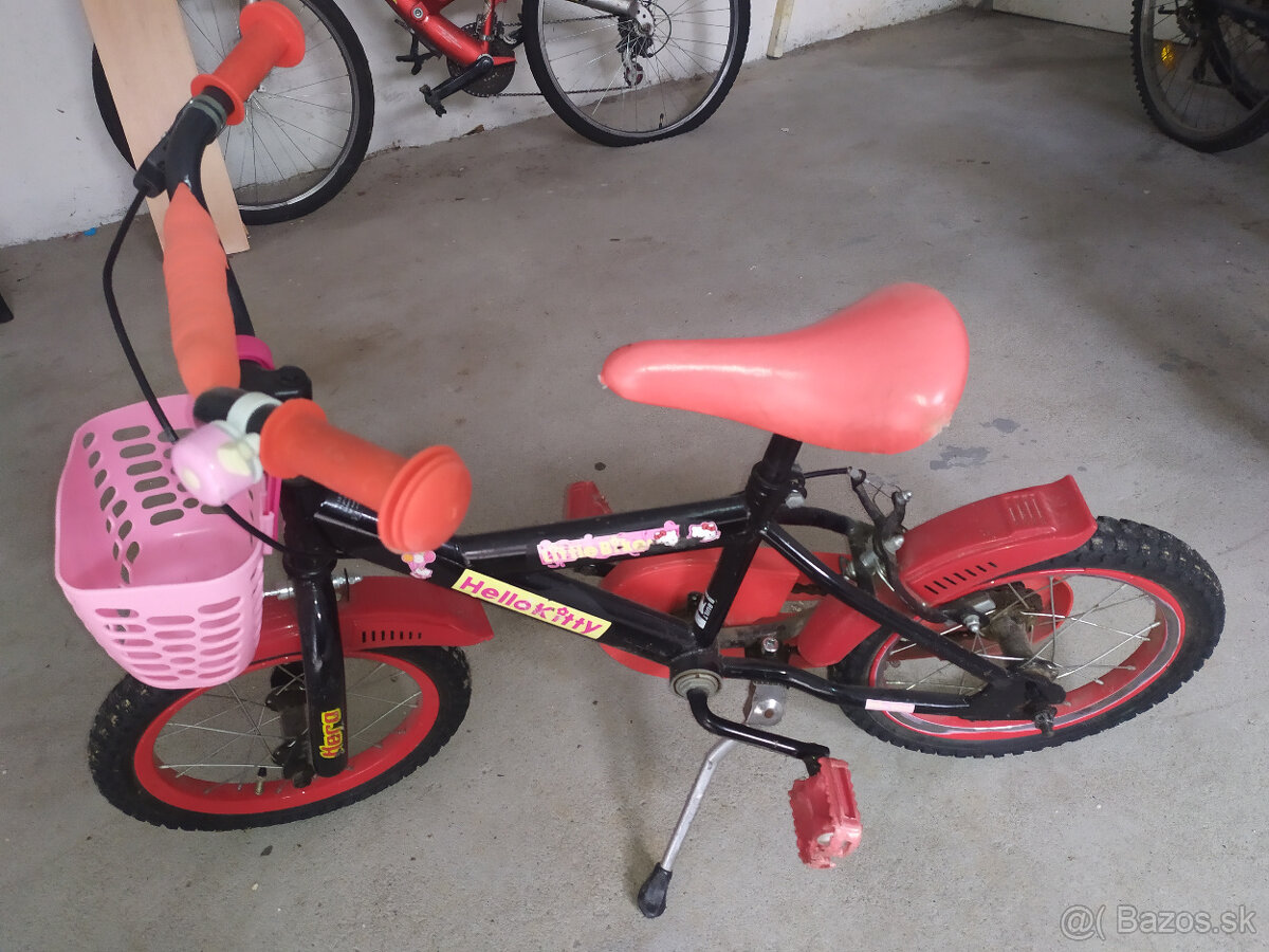 Predám detský bicykel Hello Kitty
