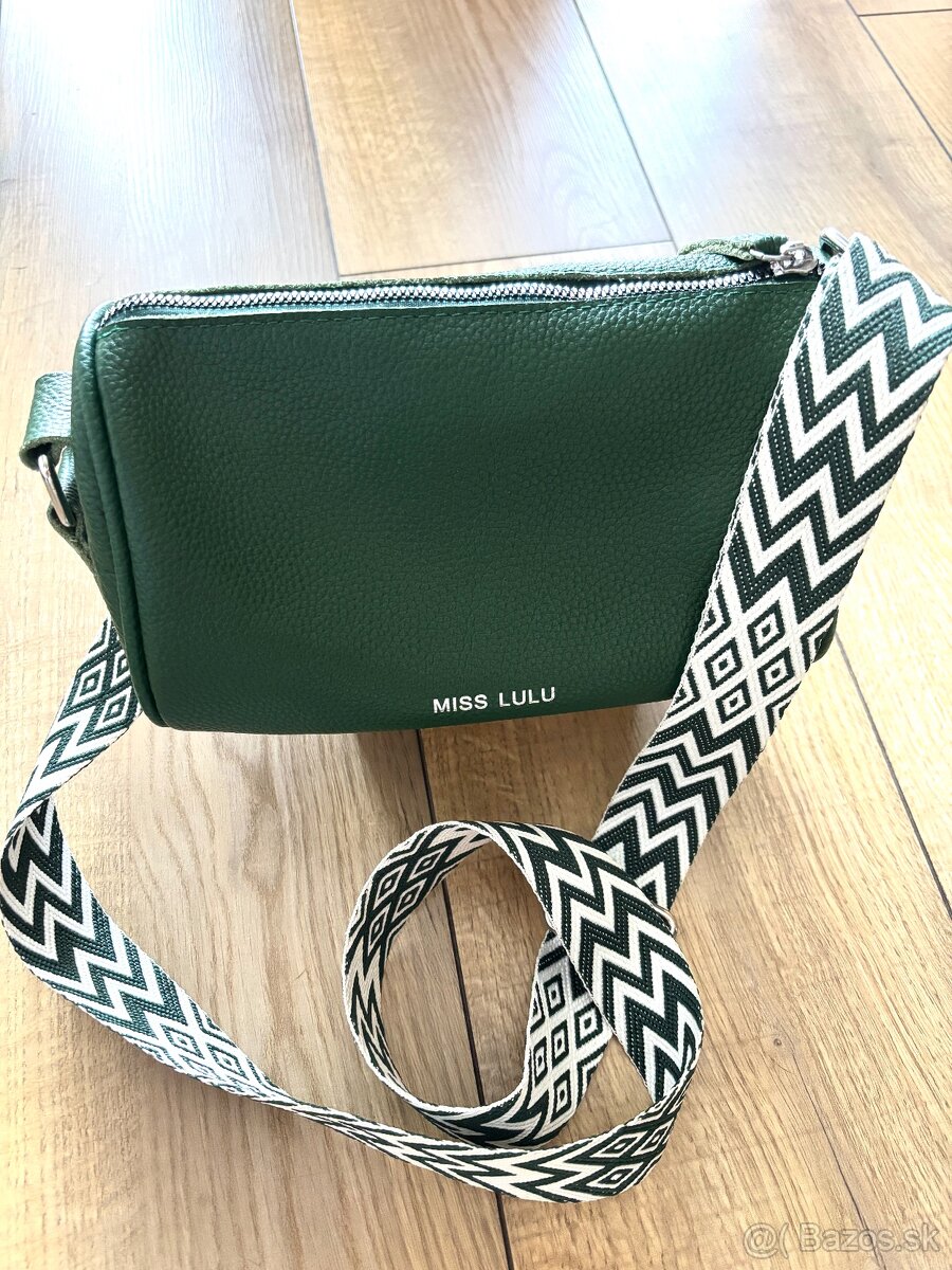 Zelená crossbody kabelka