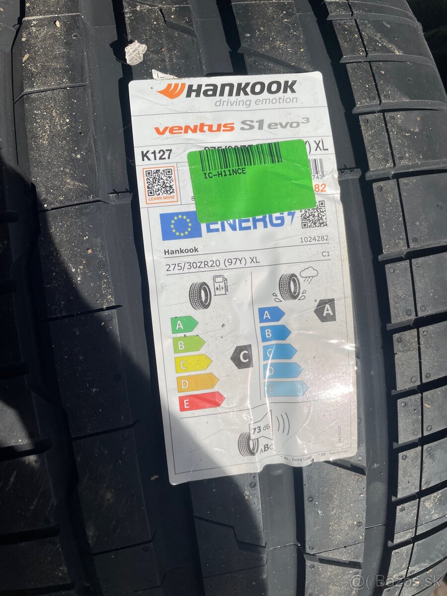 Pneumatiky HANKOOK Ventus S1 evo3 K127 275/30 R20